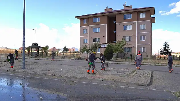 Melikgazi'de sonbahar temizliği başladı