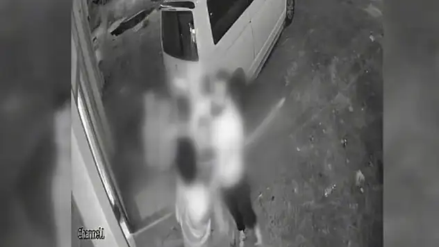 Melikgazi'de sopalı kavga güvenlik kamerasında!