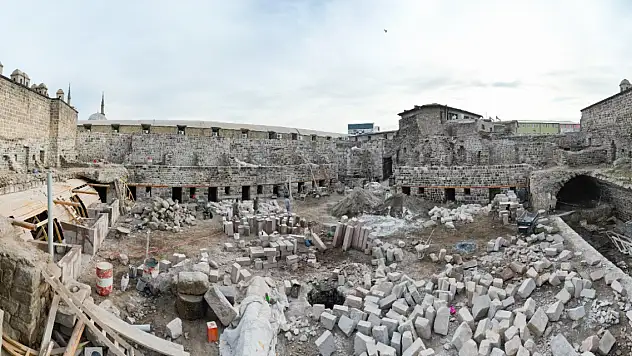 Melikgazi'de tarihi çalışma