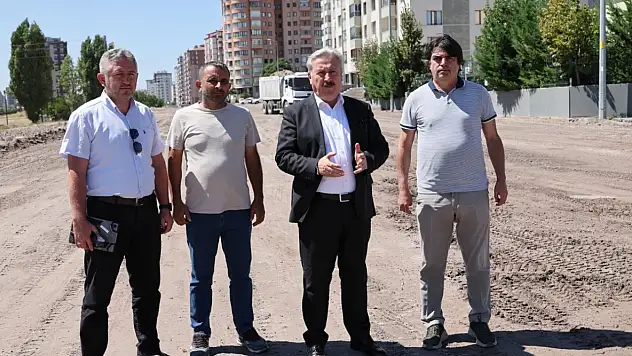 Melikgazi'de ulaşımı rahatlatacak çalışma: 20 metre genişliğinde olacak