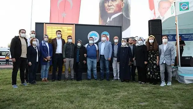 Melikgazi'den sağlıkçılara özel bahçe!