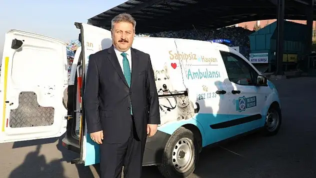 Melikgazi hayvan ambulansı göreve başladı