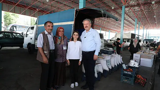 Melikgazi'nin 3 mahallesinde köy pazarı heyecanı