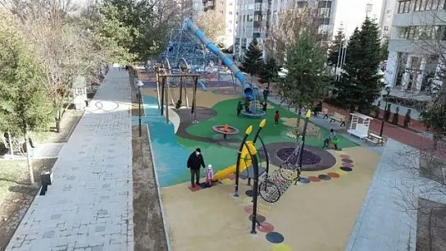 Melikgazi'de çocuklar çok mutlu