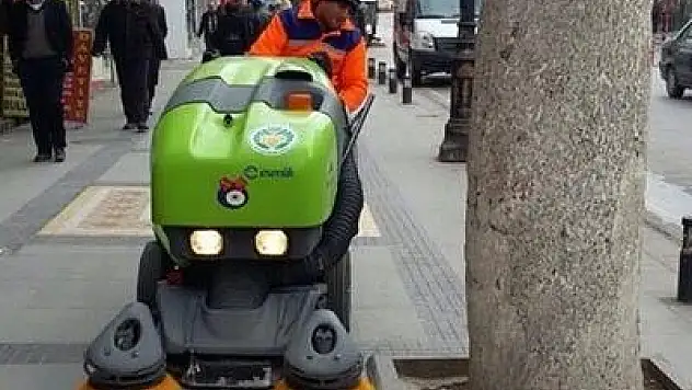 Melikgazi sokakları vakumlu süpürge ile temizlenecek