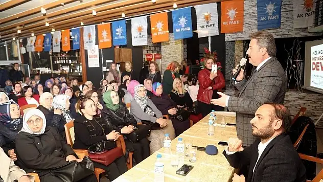Melikgazili kadınlar başkanlarla buluştu
