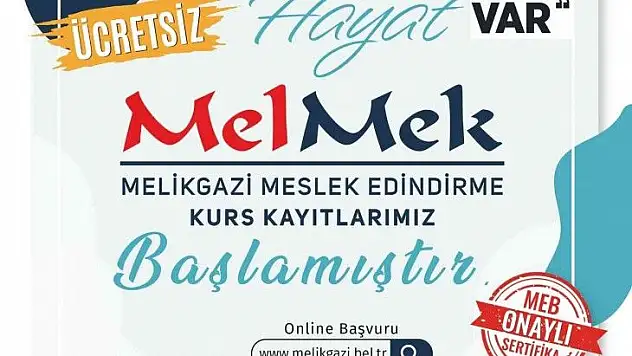 MELMEK kurslarına yoğun ilgi