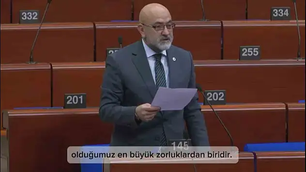 Milletvekili Cıngı'dan Avrupa'ya çağrı