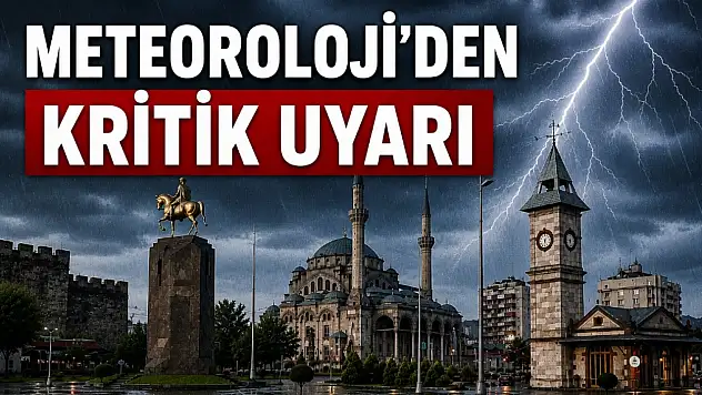 Meteoroloji'den Kayseri'ye kritik uyarı: Öğleden sonra başlıyor