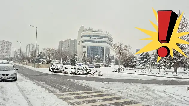 Meteoroloji tarih vererek uyardı! Kayseri'ye kar yağacak