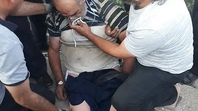 Kuyuda bayılan vatandaşı itfaiye kurtardı!