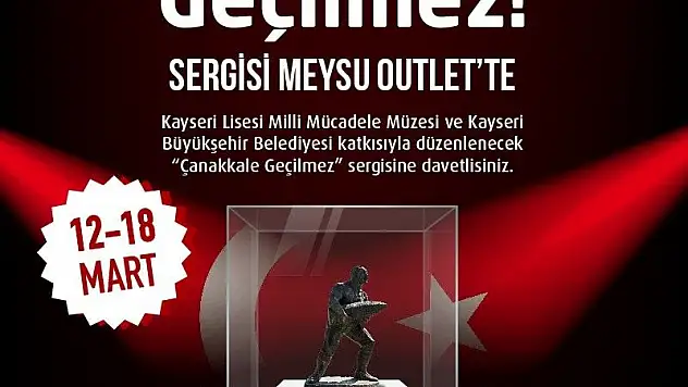 Meysu Outlet'te Milli Mücadele Sergisi açıldı