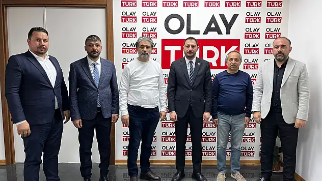 MHP İl Başkanı Kalın'dan Olay'a ziyaret
