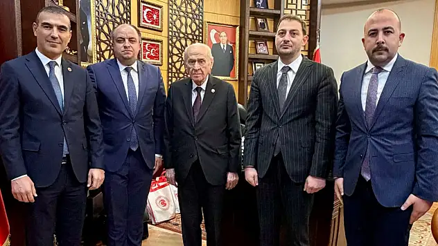 MHP Kayseri heyeti, Lider Bahçeli'ye bakın neleri anlattı!