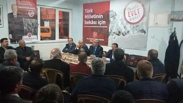 MHP Melikgazi referandum kampanyasını sürdürüyor