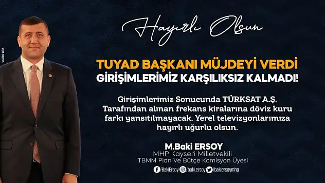 MHP Milletvekili Baki Ersoy'dan, 'döviz kuru' müjdesi: Fark yansıtılmayacak!
