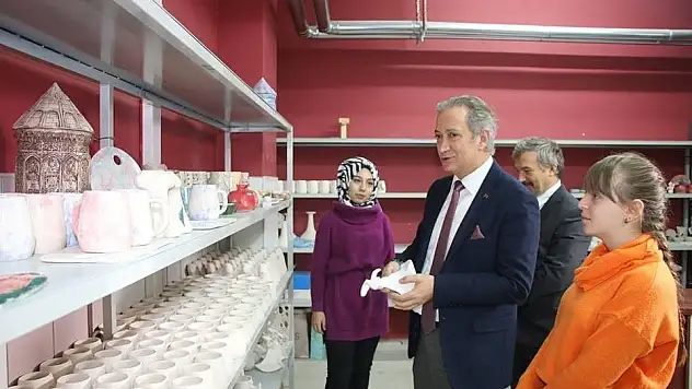 Milli Eğitim Müdürü'nden Ahi Evran Mesleki ve Teknik Anadolu Lisesi'ne ziyaret