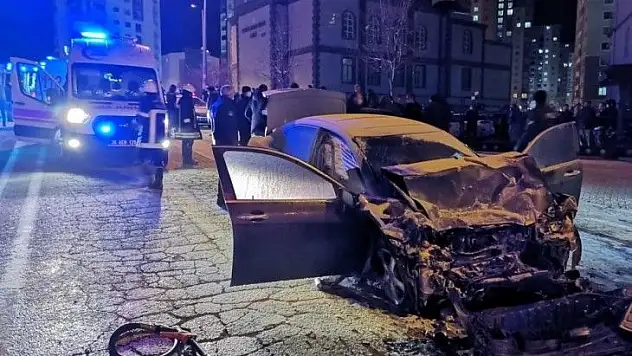 Feci kaza kameralara yansıdı