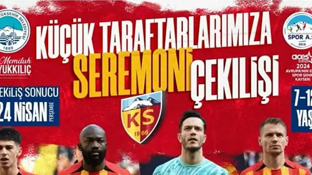 Minik taraftarlara unutulmaz deneyim için özel çekiliş!