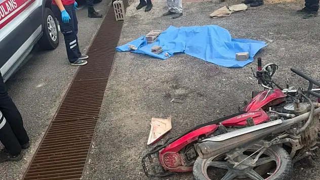 Motosiklet kazası can aldı: 13 yaşındaki sürücü kurtarılamadı