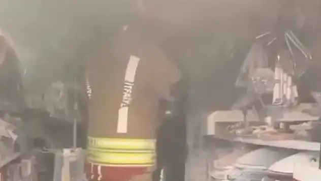 Motosiklet tamirhanesinde yangın çıktı!