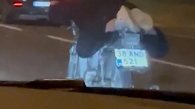 Trafikte akrobatik şov pahalıya patladı