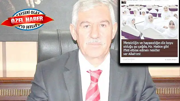 Müdür'e &quotİffetli elbise&quottepkisi!