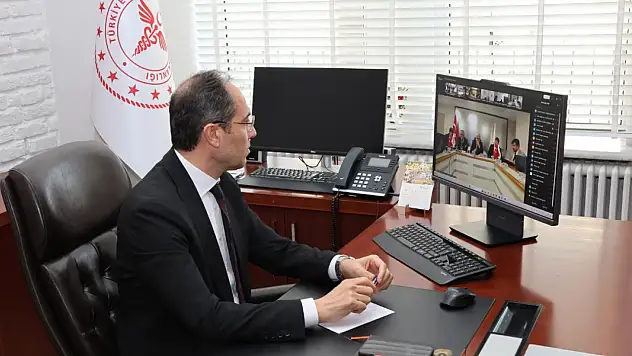 Müdür Erşan, çevrimiçi toplantıya katıldı