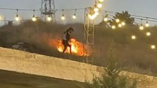 Nevşehir'de düğünde havai fişek yangını