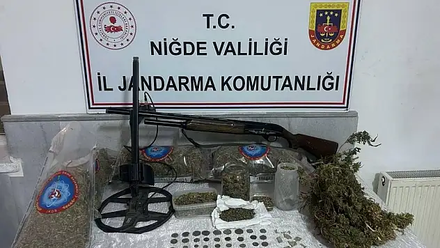 Niğde'de jandarma ekiplerinden tarihi eser operasyonu