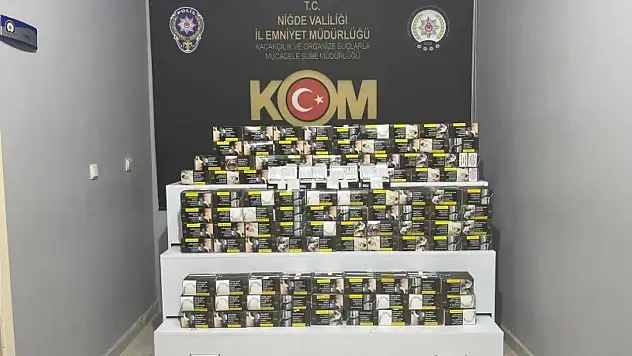 Niğde'de kaçakçılara darbe