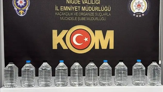 Niğde'de kaçakçılara darbe