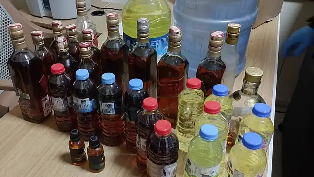 Sahte alkol operasyonu: 1 gözaltı