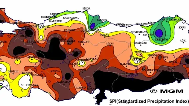 O harita ortaya çıktı! İşte Kayseri'nin hali