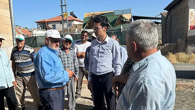 O ilçede Kaymakam dert dinlemeye çıktı!