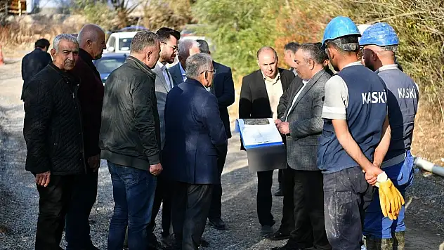 O ilçeye 45 milyonluk yatırım! Başkan yerinde inceledi
