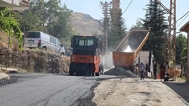 O mahallede hummalı çalışma başladı