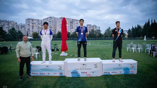 Ok yaydan çıktı: Kutay Tek Türkiye ikincisi oldu