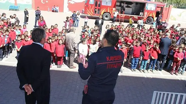 Okullarda 'Yangın' eğitimi