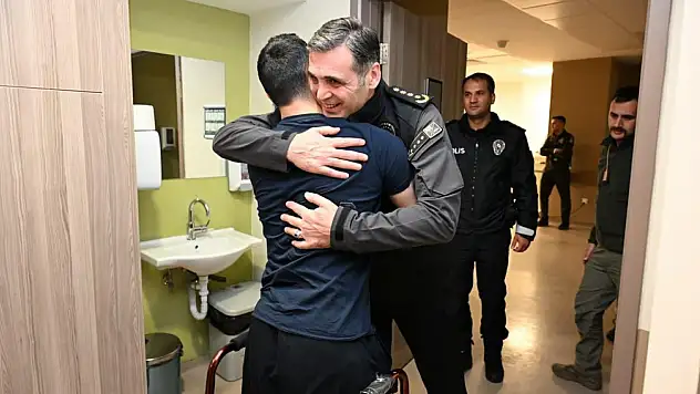 Operasyonda yaralanmıştı… Komiser Kaplan'dan sevindiren haber