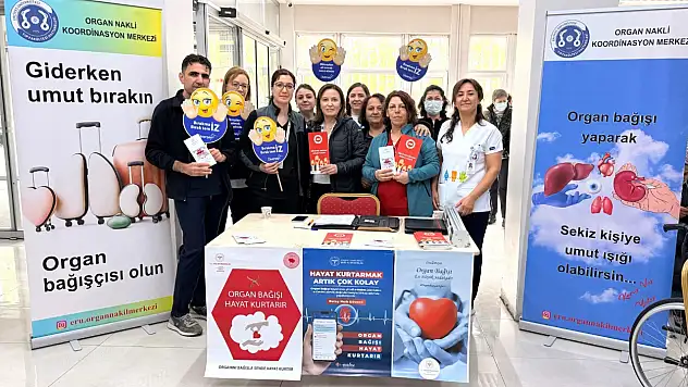 Organ bağışı için ERÜ'ye stand kuruldu