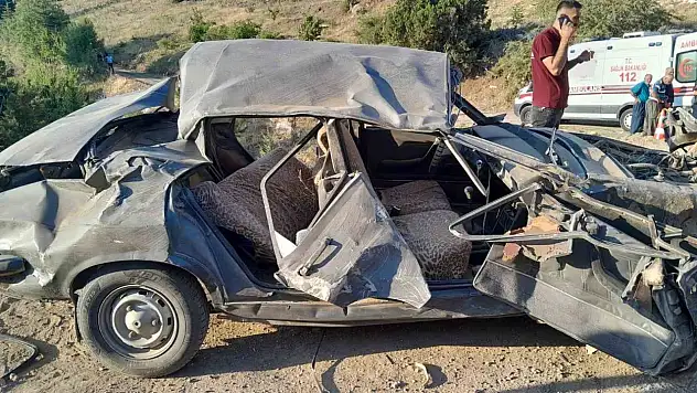 Piknik dönüşü feci kaza!