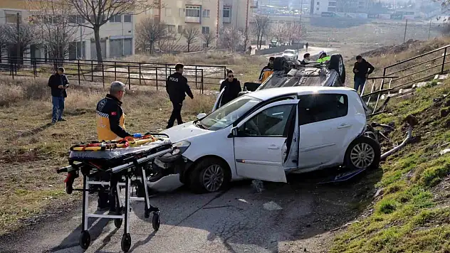 Yol verme kazası: 2 yaralı