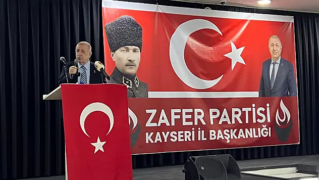Özdağ, Kayseri'de konuştu: 700 sene hapsi istenen kişi serbest dolaşıyor! Bu mu adalet?