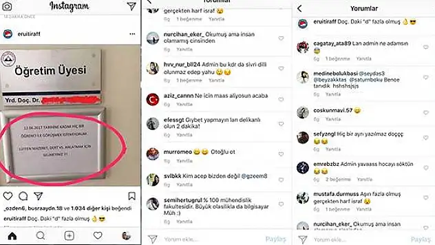 ERÜ'lü akademisyene sosyal medya cezası