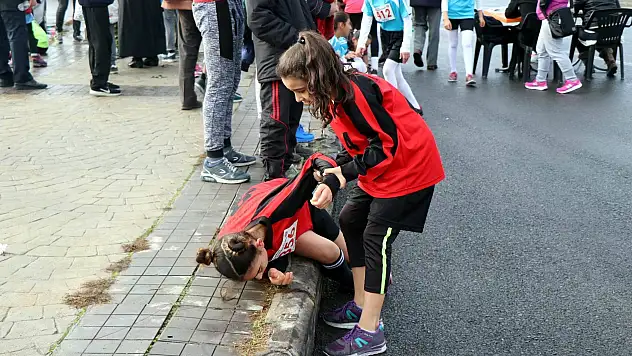 Kayseri'de bayıltan koşu