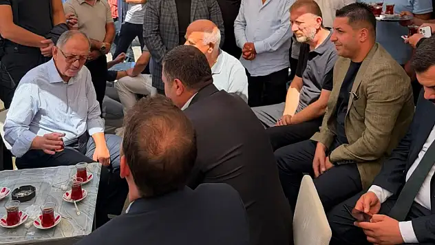 Özhaseki'yi el verdiği milletvekili yolcu etti…