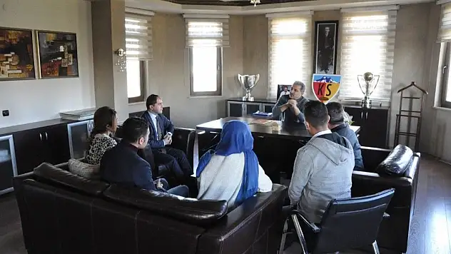 Özvatan Kaymakamlığı'ndan Kayserispor'a Teşekkür Ziyareti