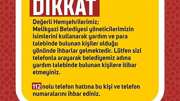 Palancıoğlu'ndan 'dolandırıcılık' uyarısı