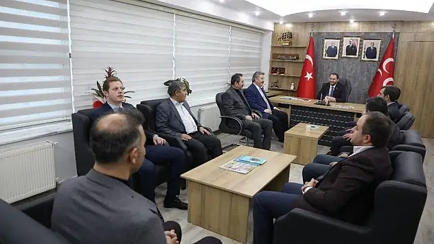 Palancıoğlu'ndan MHP Melikgazi İlçe Başkanı Kalın'a hayırlı olsun ziyareti